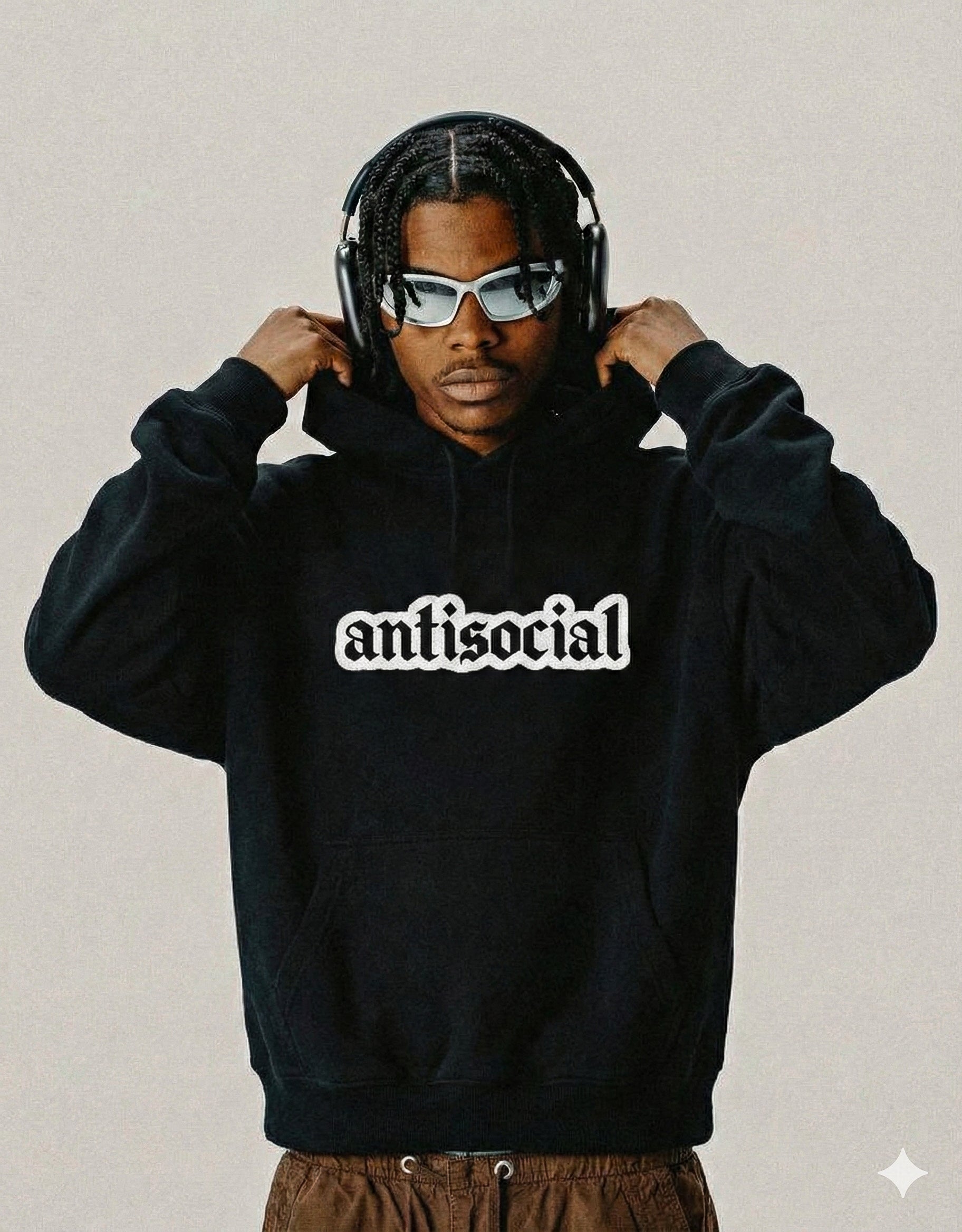 Antisocial Oversized Hoodie