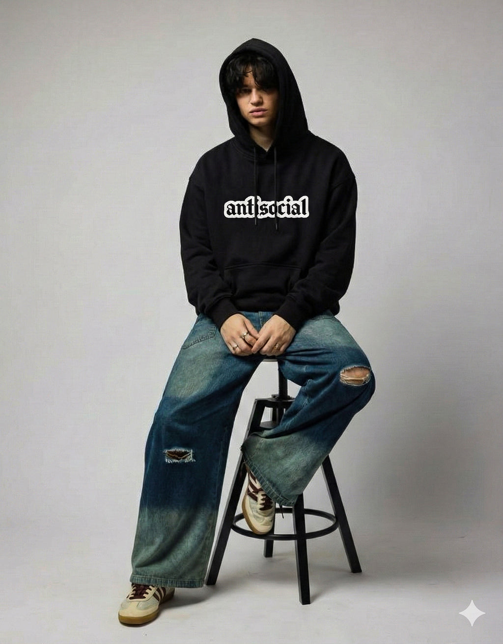 Antisocial Oversized Hoodie