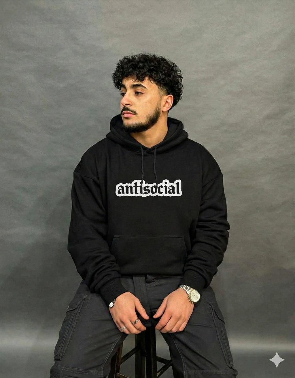 Antisocial Oversized Hoodie